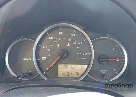 2012 Toyota Yaris Le из США, поврежденный, VIN JTDKTUD33CD527975